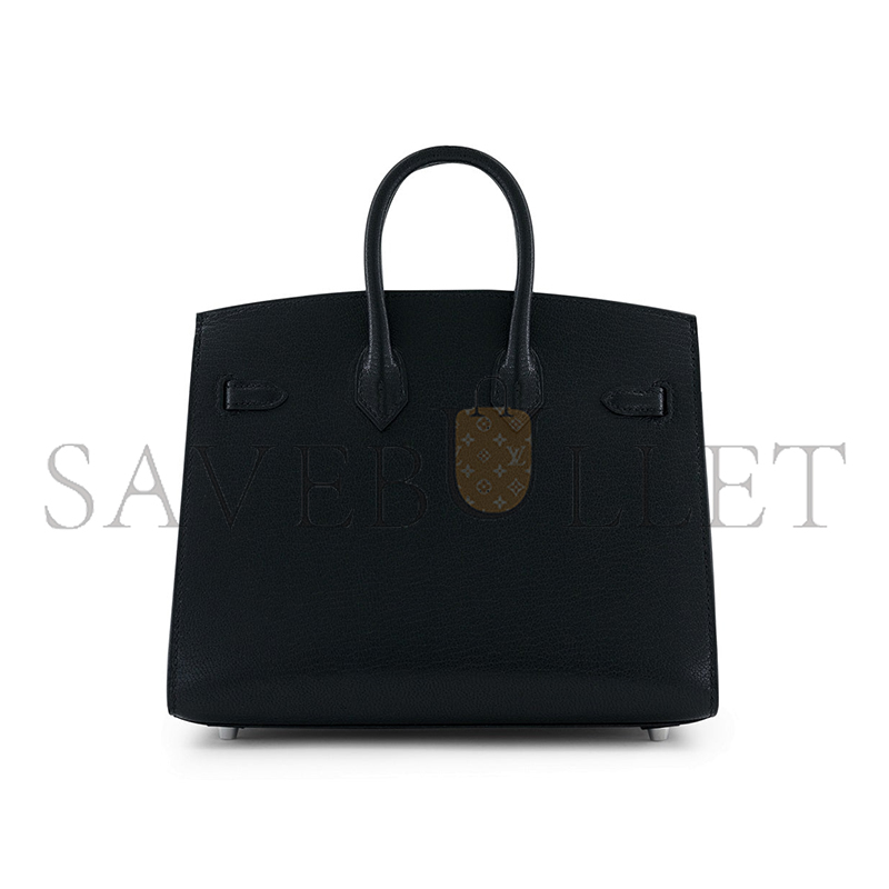H**mes MASTER BIRKIN 20 BOUCLERICE MODERNE CASAQUE CHEVRE BLACK (20*17*11cm)